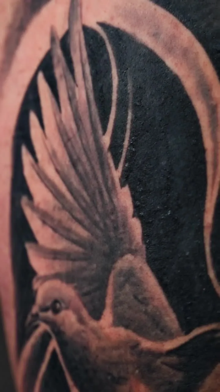 Black-and-grey sleeve
